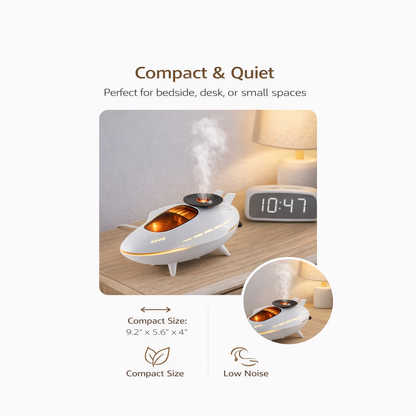 Spaceship Humidifier for Sleep & Relaxation