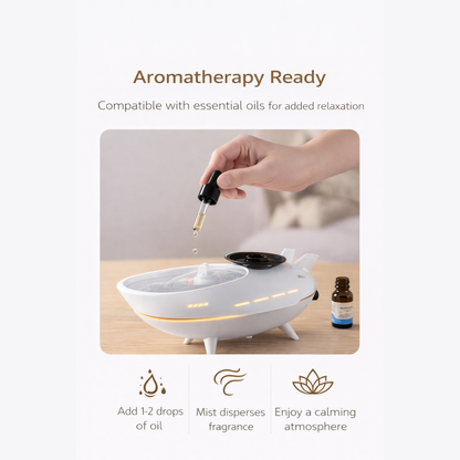 Spaceship Humidifier for Sleep & Relaxation